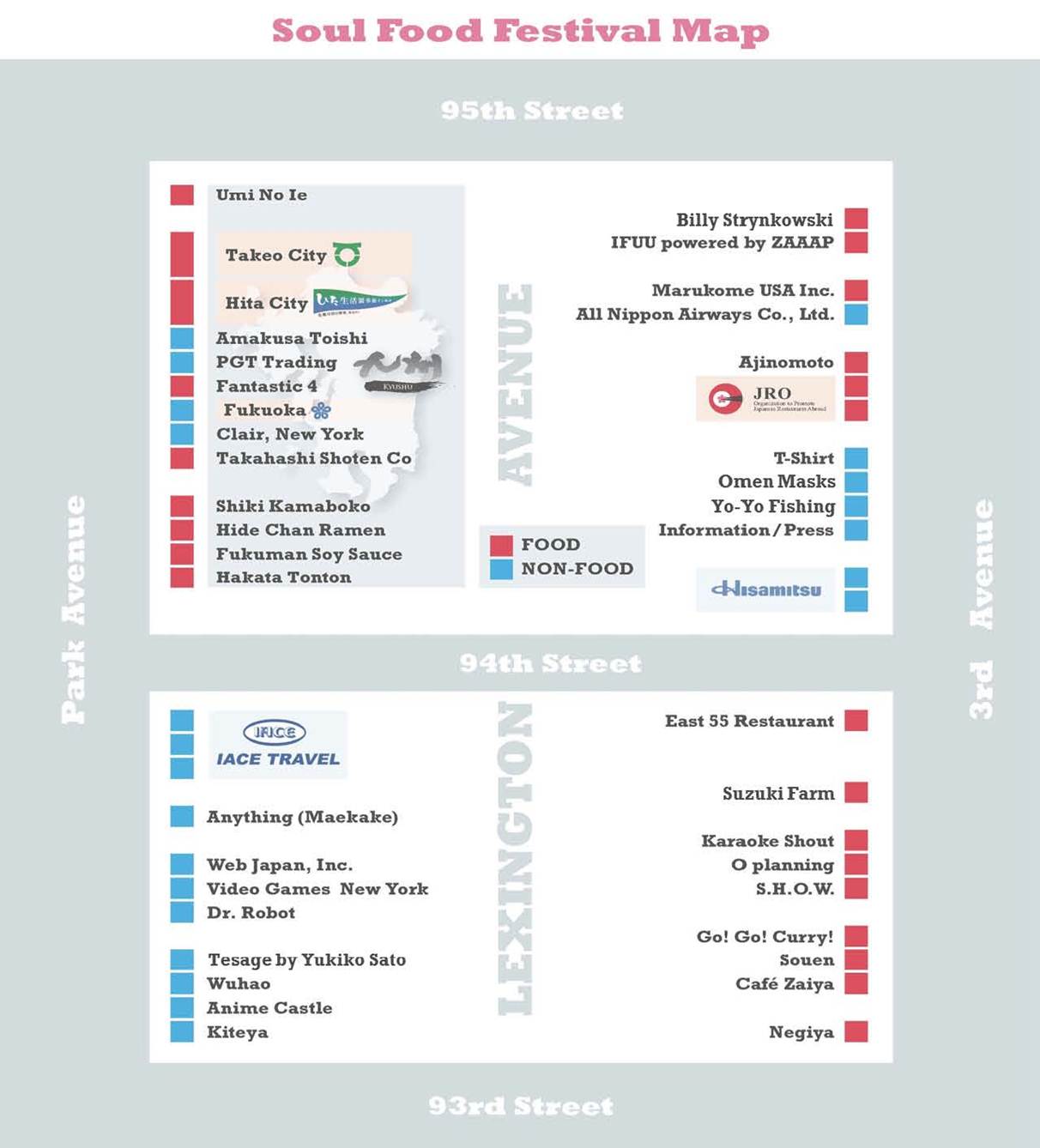 Soul Food Festival Map